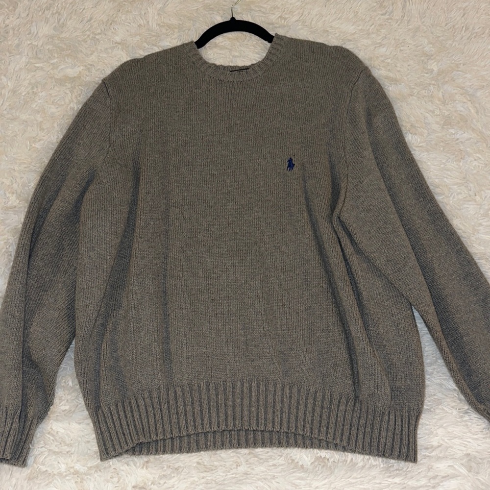 big kids XXL Polo, Ralph Lauren, gray sweater